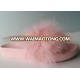 Fashion Shoes Branded Women Slider Fur upper Trim Fluffy Slide sandal